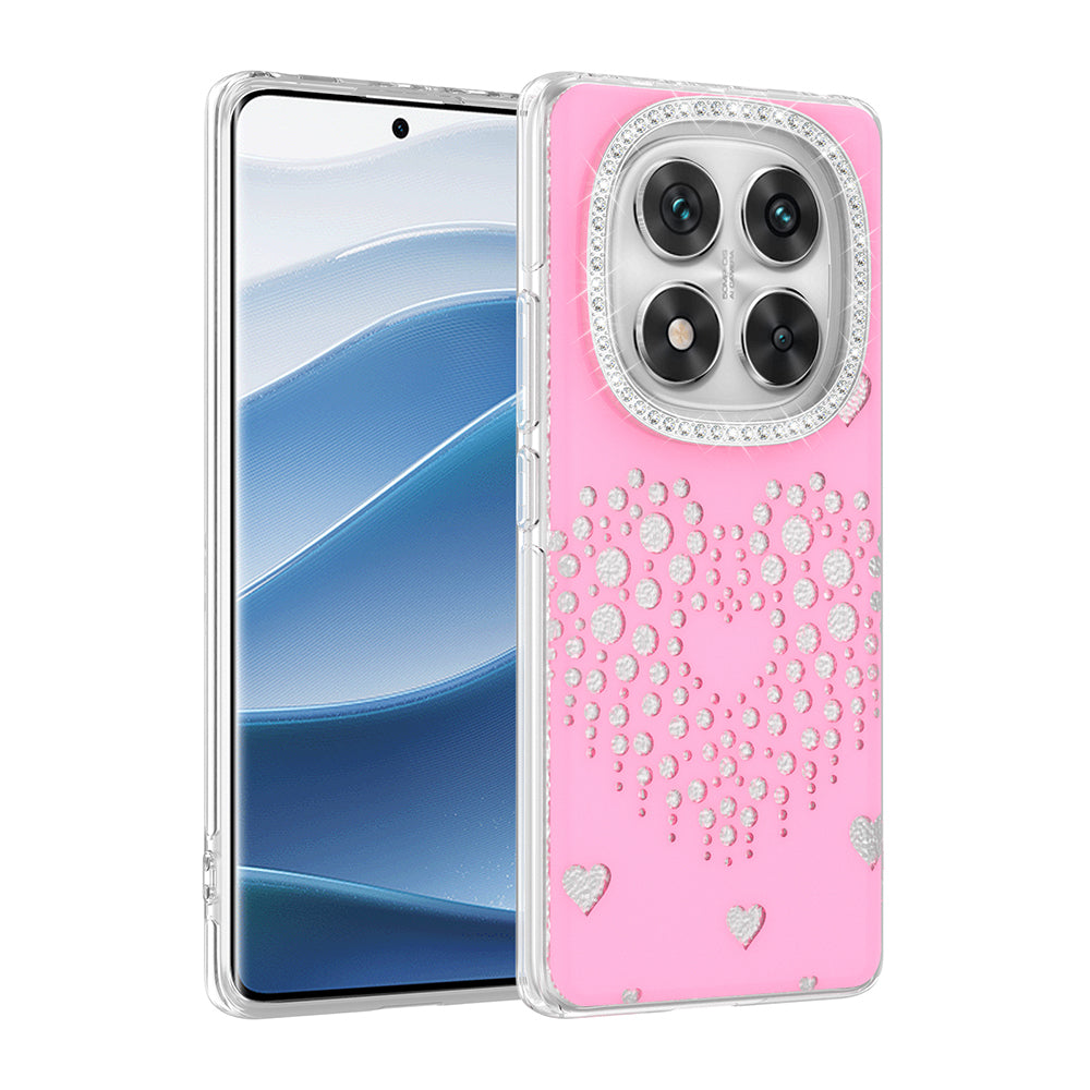 Xiaomi Redmi Note 14 Pro 4G Kılıf Damla Taşlı Zore Rivas Sert PC Kapak