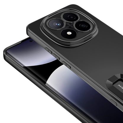 Xiaomi Redmi Note 14 Pro 4G Kılıf Kamera Korumalı Logo Gösteren Zore Omega Kapak