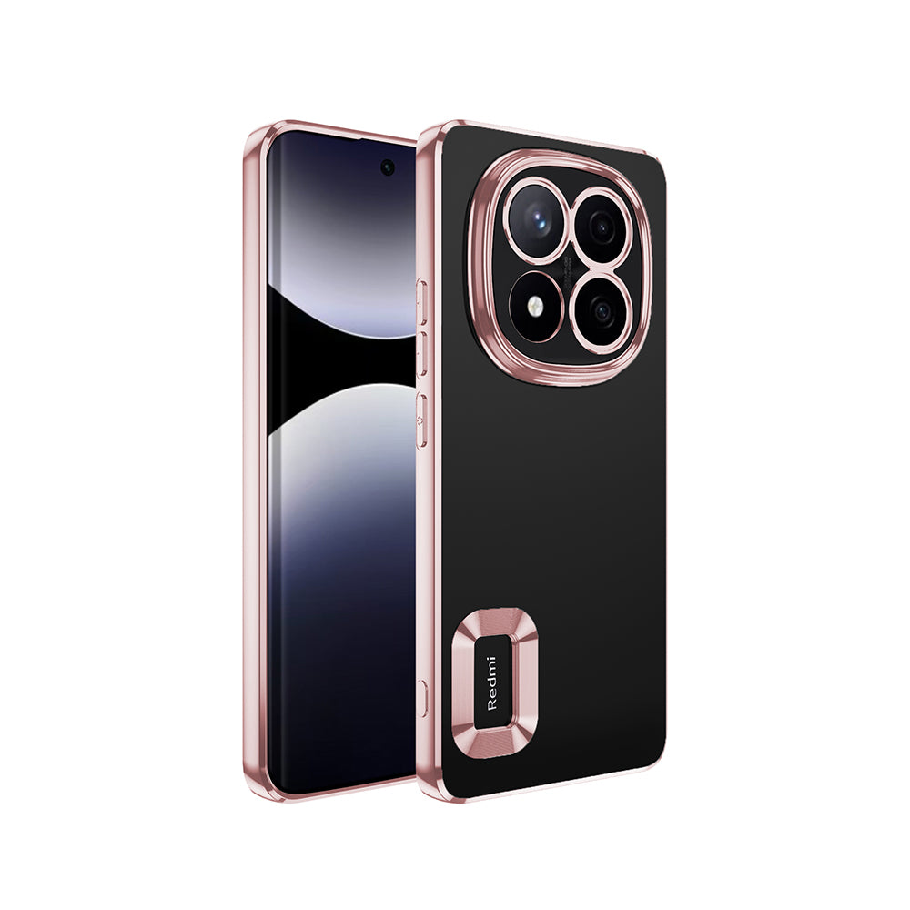 Xiaomi Redmi Note 14 Pro 4G Kılıf Kamera Korumalı Logo Gösteren Zore Omega Kapak