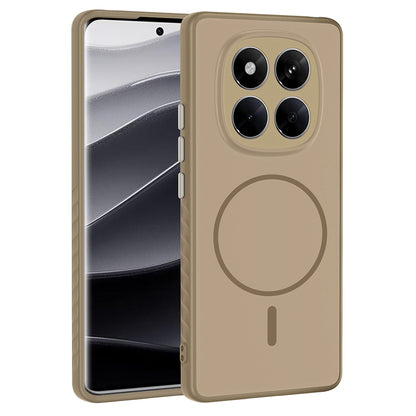 Xiaomi Redmi Note 14 Pro 4G Kılıf M-safe Şarj Özellikli Zore Tea Kapak