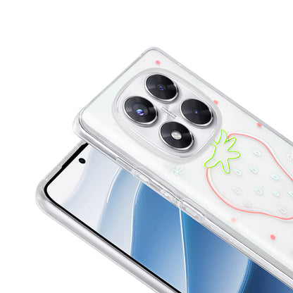 Xiaomi Redmi Note 14 Pro 4G Kılıf Şeffaf Figürlü Zore Folk Sert Kapak