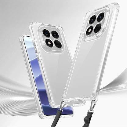 Xiaomi Redmi Note 14 Pro 5G Kılıf Airbagli Takılabilir Askı Aparatlı Zore Snap Silikon Kapak