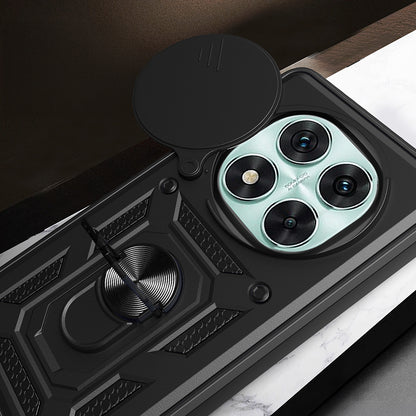 Xiaomi Redmi Note 14 Pro 5G Kılıf Magnetik Standlı Kamera Korumalı Zore Sürgülü Vega Kapak