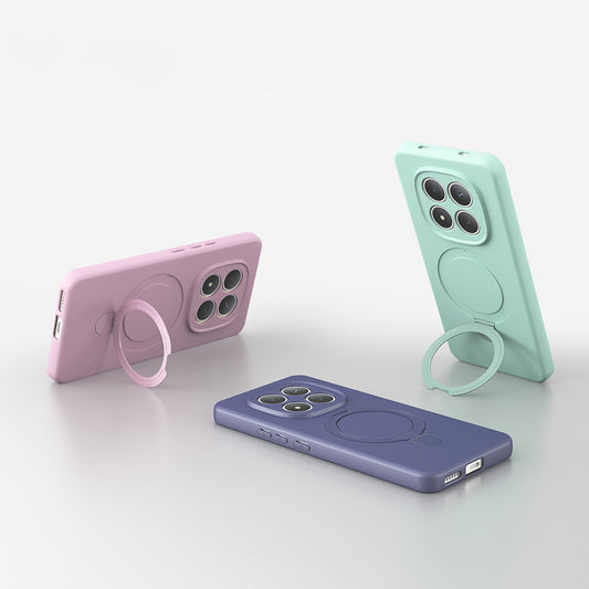 Xiaomi Redmi Note 15 5G Kılıf M-safe Şarj Özellikli Standlı Zore Samara Kapak