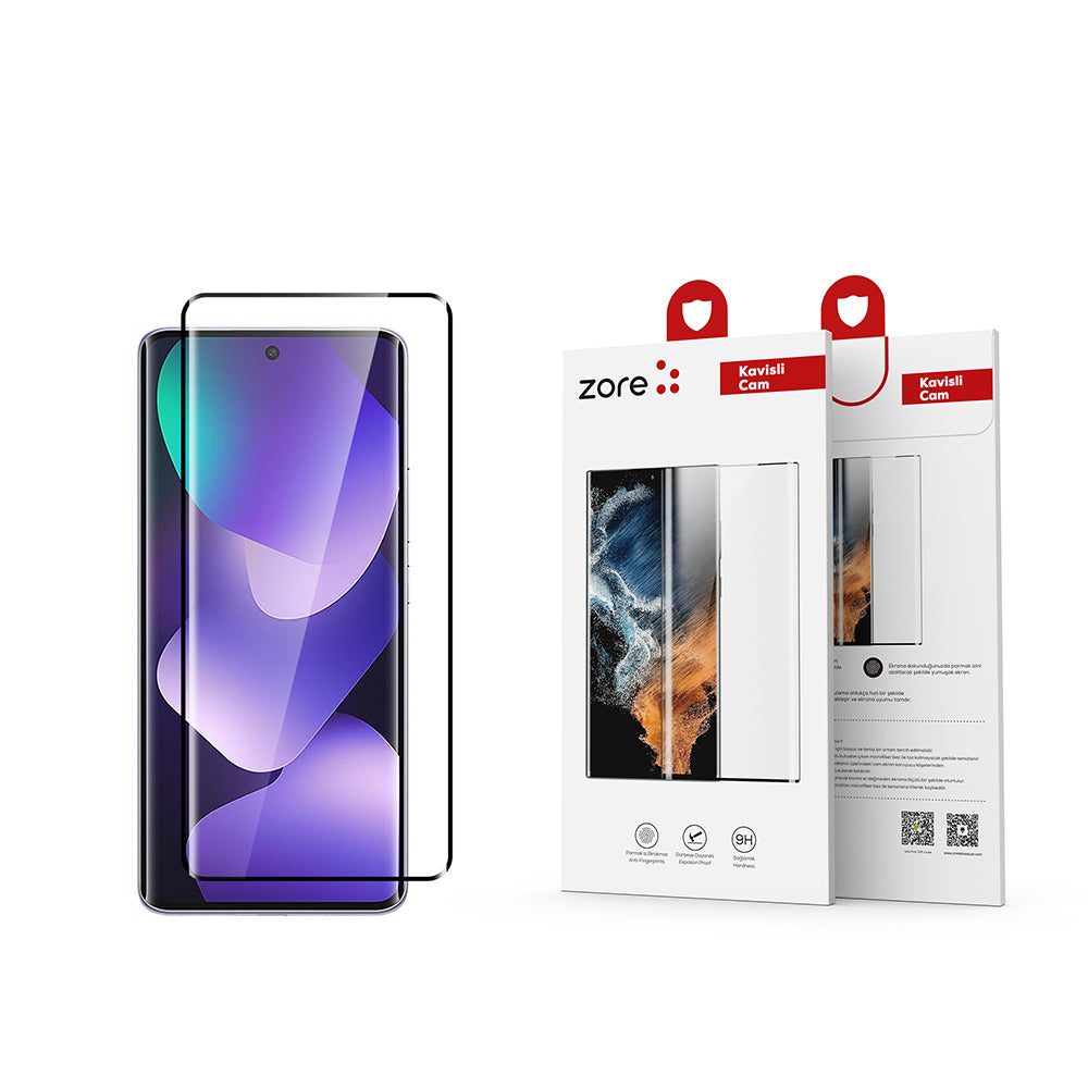 Xiaomi Redmi Note 15 5G Zore Full Yapışkanlı Cam Ekran Koruyucu