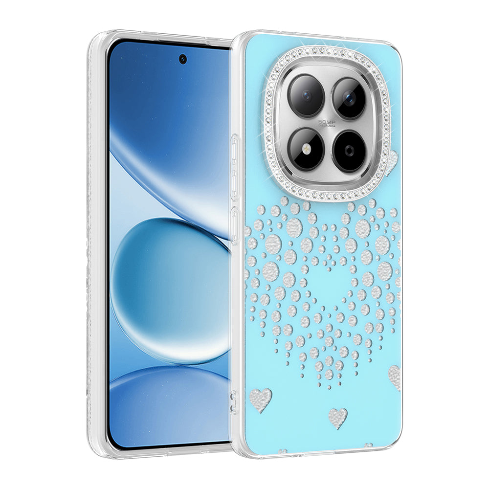 Xiaomi Redmi Note 15 Pro 4G Kılıf Damla Taşlı Zore Rivas Sert PC Kapak