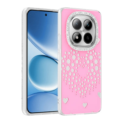 Xiaomi Redmi Note 15 Pro 4G Kılıf Damla Taşlı Zore Rivas Sert PC Kapak