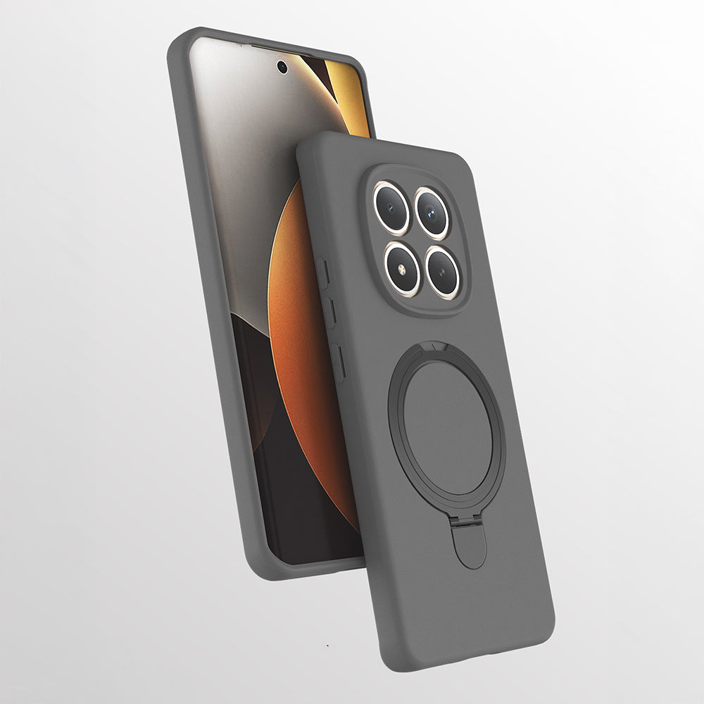 Xiaomi Redmi Note 15 Pro Plus Kılıf M-safe Şarj Özellikli Standlı Zore Samara Kapak
