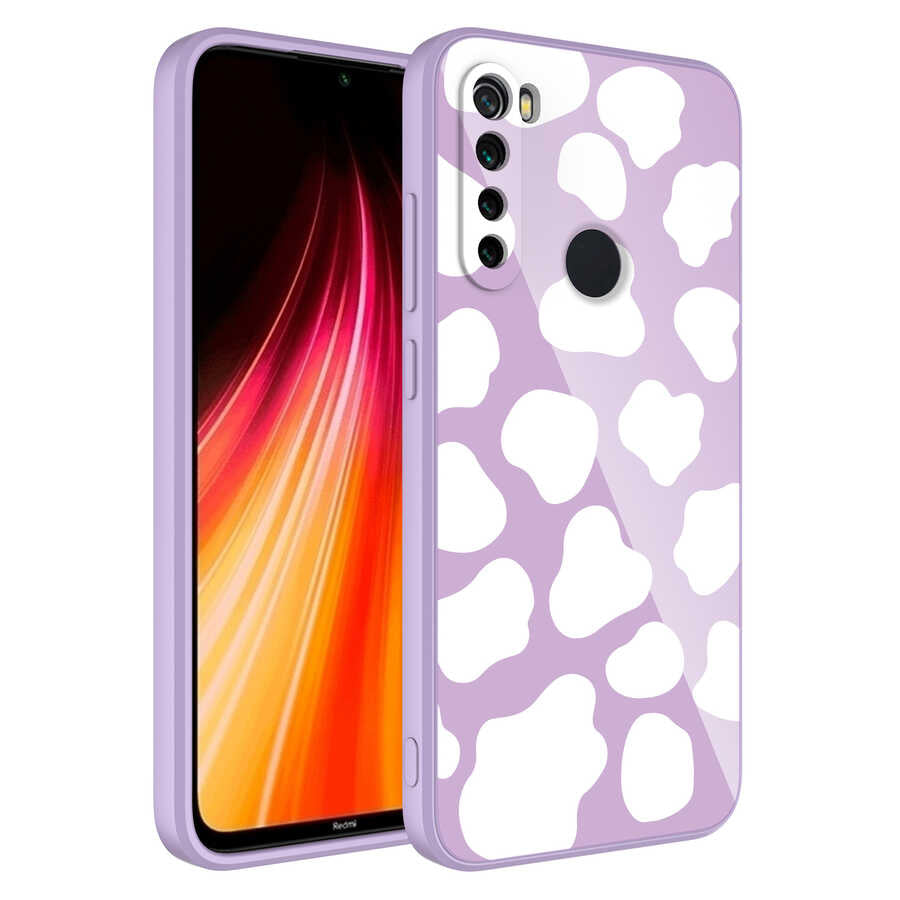 Xiaomi Redmi Note 8 Kılıf Kamera Korumalı Desenli Sert Silikon Zore Epoksi Kapak