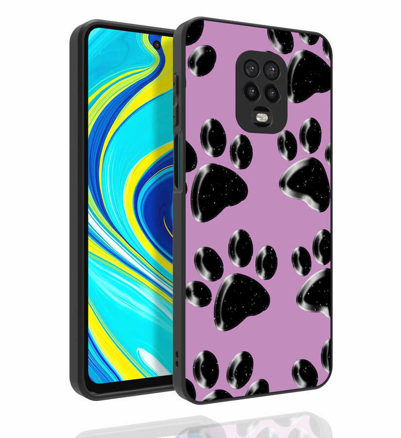 Xiaomi Redmi Note 9S Kılıf Desenli Kamera Korumalı Parlak Zore Nora Kapak