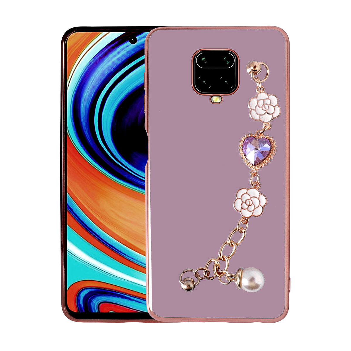 Xiaomi Redmi Note 9S Kılıf El Tutamaçlı Kamera Korumalı Zore Taka Silikon Kapak
