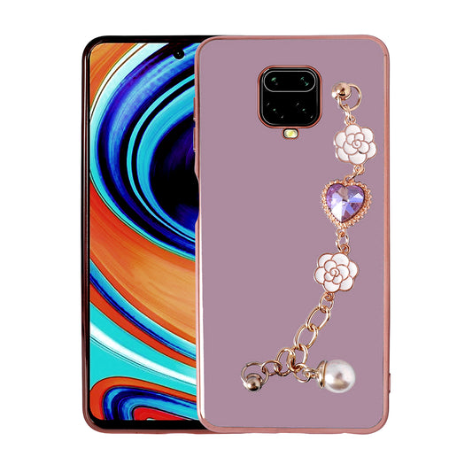 Xiaomi Redmi Note 9S Kılıf El Tutamaçlı Kamera Korumalı Zore Taka Silikon Kapak