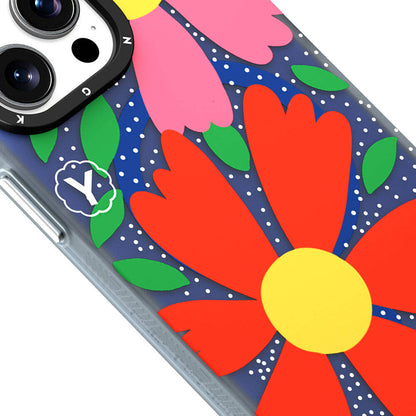 iPhone 15 Pro Max Kılıf M-safe Şarj Özellikli Sunshine Tasarımlı Youngkit Colorful Serisi Kapak