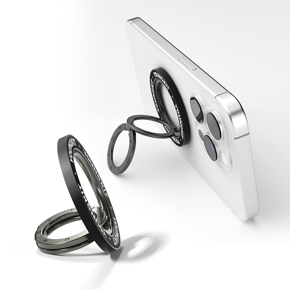 Youngkit Magnetik 360 Derece Dönebilen Double Ring Serisi Parmak Ring Stand