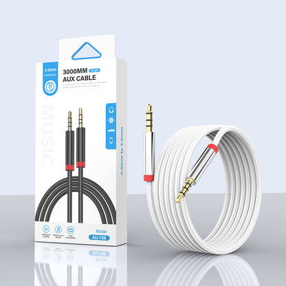 Zore AU-708 Örgü Tasarımlı Aux Audio Kablo 3.5mm 3m