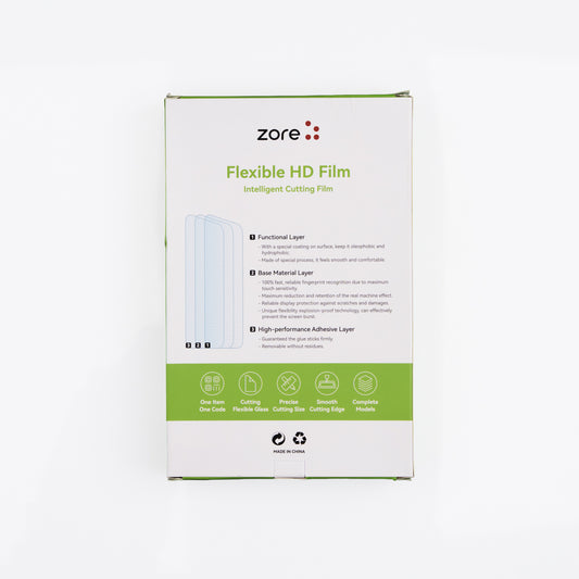 Zore Basic Model TPU Clear Ekran Koruyucu 196mm x 125mm 50 Adet