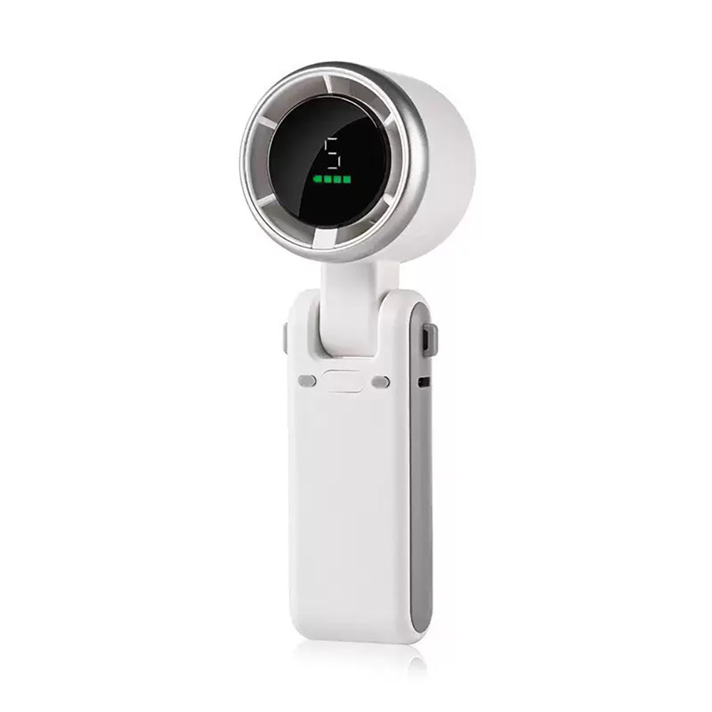 Zore DD5021 Dijital LED Göstergeli Boyun Askılı Katlanabilir Portatif Mini Soğutucu El Fanı