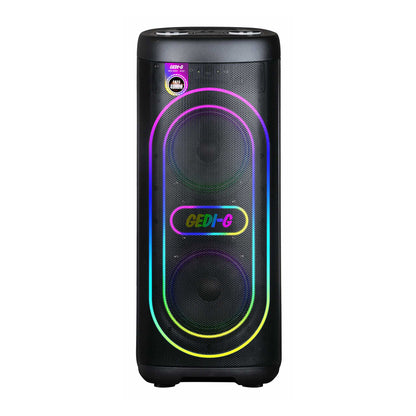 Zore GD-2611 Dijital LED Göstergeli Mikrofonlu RGB TWS Çift 6.5 inç Stereo Bass Kablosuz Karaoke Hoparlör