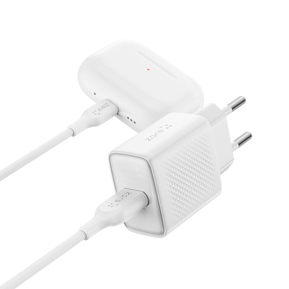 Zore Titan Serisi ZT03 USB-A to Type-C Seyahat Şarj Seti 1M