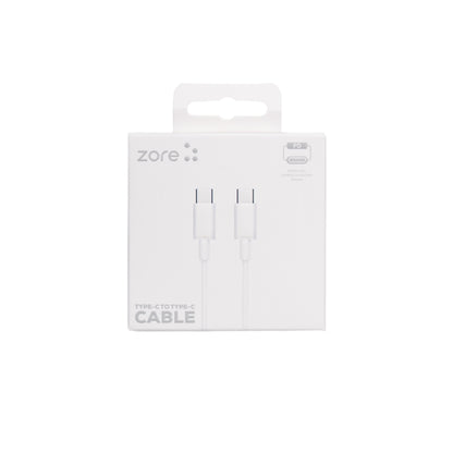 Zore ZR-41 Type-C to Type-C PD Hızlı Şarj Özellikli Data ve Şarj Kablosu 1M