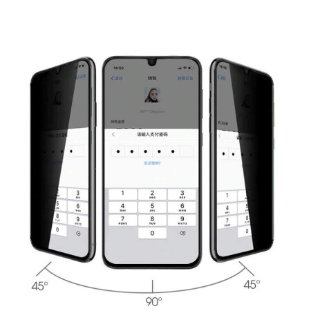 Galaxy M33 Davin 5D Privacy Cam Ekran Koruyucu - 6