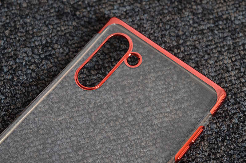 Galaxy Note 10 Kılıf Zore Dört Köşeli Lazer Silikon Kapak - 8