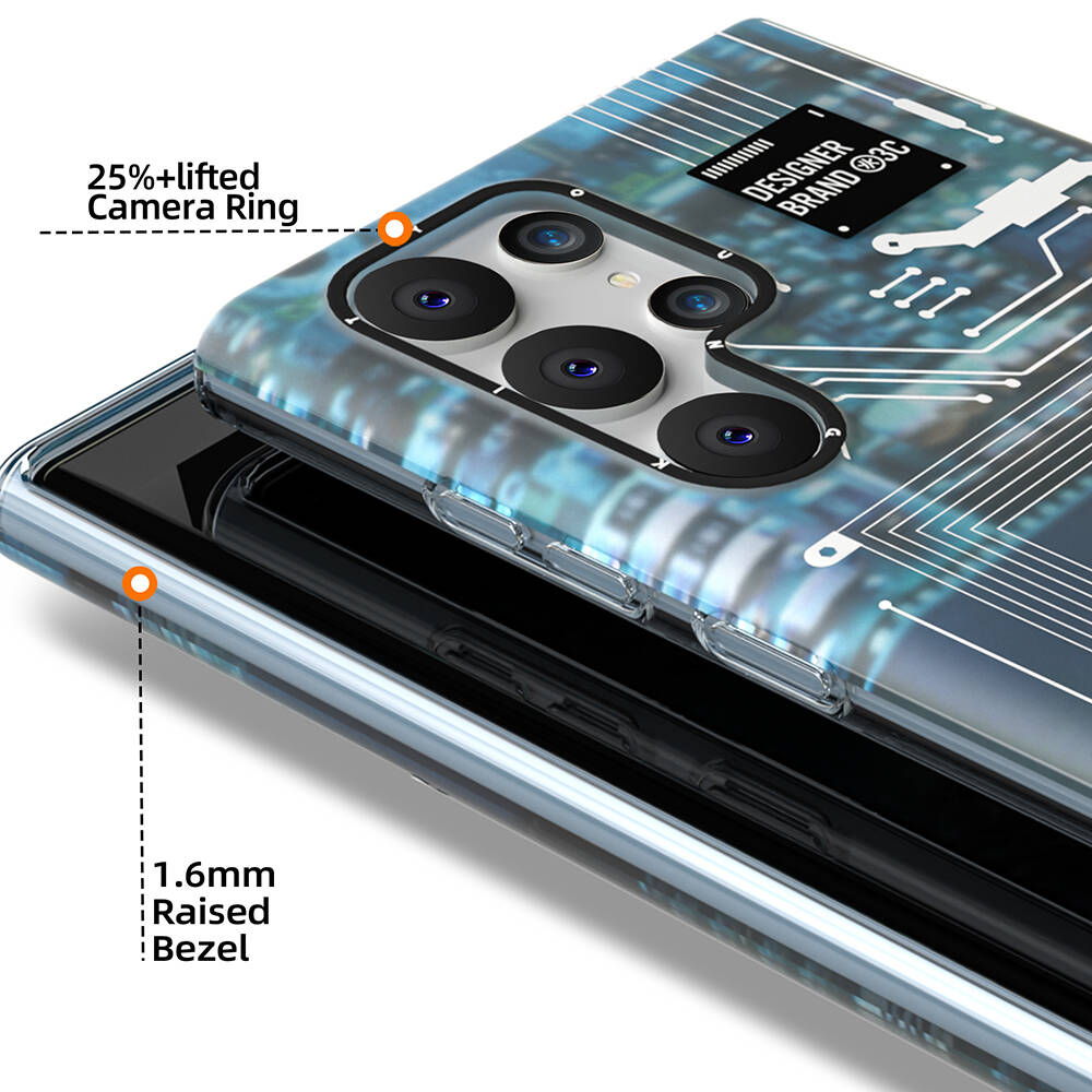 Galaxy S22 Ultra Kılıf YoungKit Technology Serisi Kapak - 10