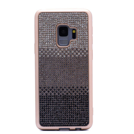 Galaxy S9 Kılıf Zore Mat Lazer Taşlı Silikon - 4