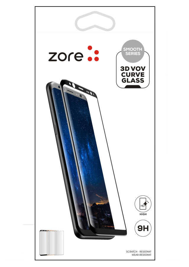 Galaxy S9 Plus Zore 3D Vov Curve Glass Ekran Koruyucu - 2