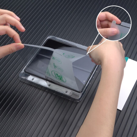 Galaxy Z Fold 3 Zore Hizalama Aparatlı S-Fit Body Ekran Koruyucu - 9