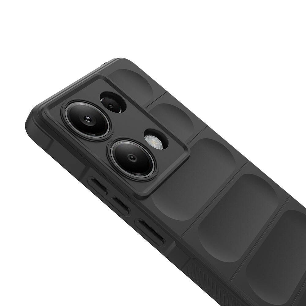 Redmi Note 13 Pro 4G Kılıf Esnek TPU Oyuklu Arka Yüzey Tasarımlı Zore Etnik Silikon Kapak - 16