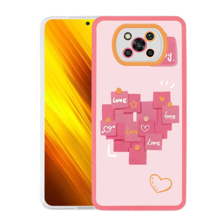 Xiaomi Poco X3 Kılıf Zore M-Fit Desenli Kapak - 6