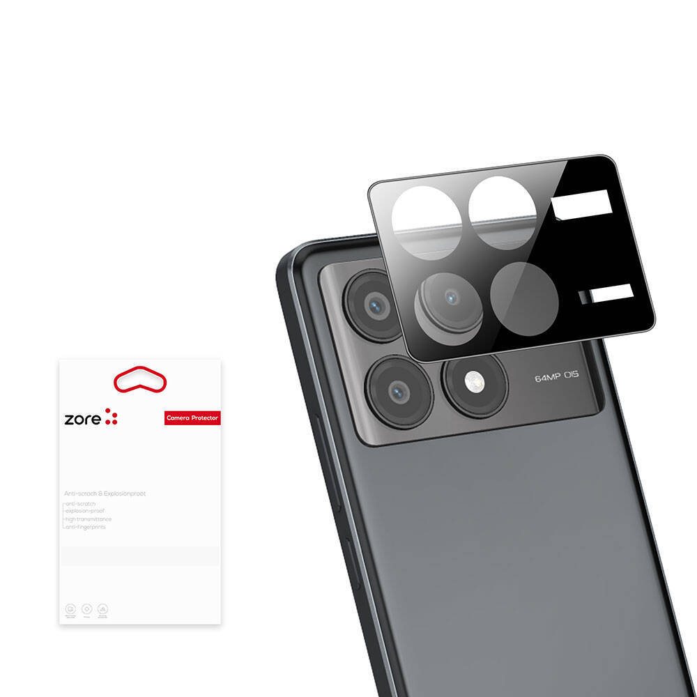 Xiaomi Poco X6 Pro Zore 3D Kamera Camı - 2